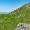 Montara Knob and Peak Mtn from the Montara Bowl.