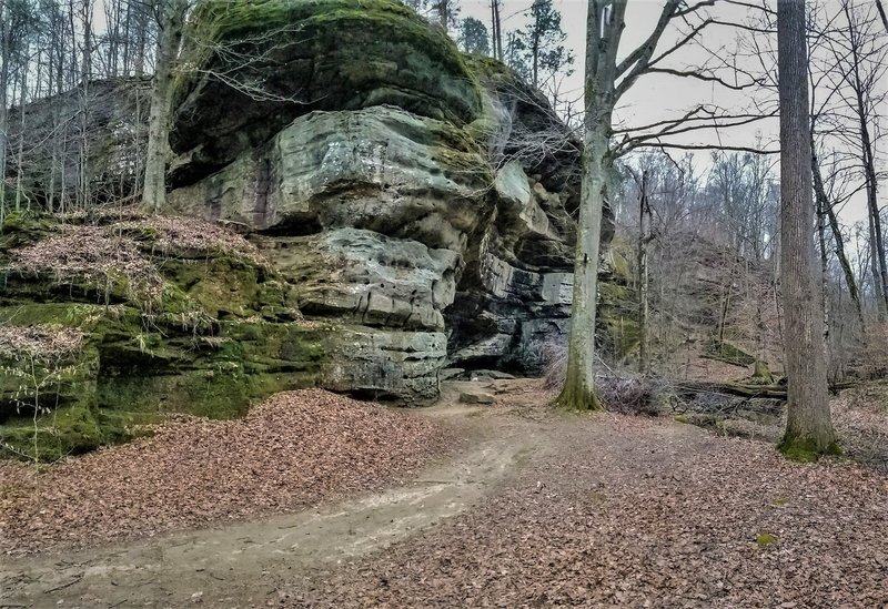 Ox Lot Cave. It's just a big overhang shelter but very cool to see.