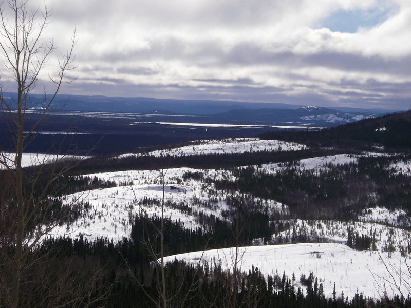 D6 view. Find A2 meeting B1, B1 heading into the ravine, B1 escarpment route, B1 on the ridge joining D3.