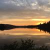 Lake Durant at sunset