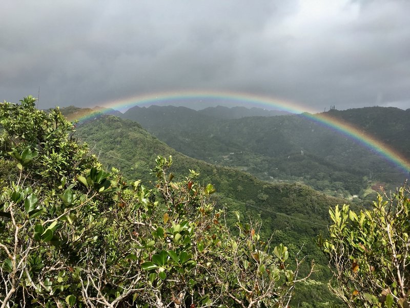 Rainbow on the way back