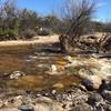 Bear Creek Crossing after the snow and heavy rain fall