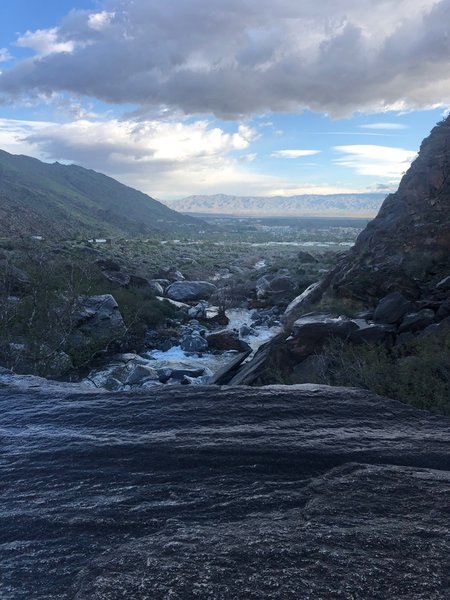 Lookout rock named Kak Wa Wit at the mouth of Tahquitz Canyon