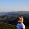 Looking South towards Granite Pass, Lookout Mountain, and a smokey Cloud Peak Wilderness.