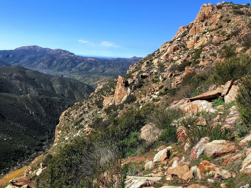 First overlook on the trail