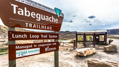 Trailhead sign