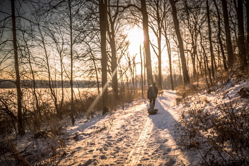 A winter walk along Captain Cootes Trail.