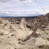 Plaza Blanca, Abiquiu, New Mexico - a fine day to hike in solitude