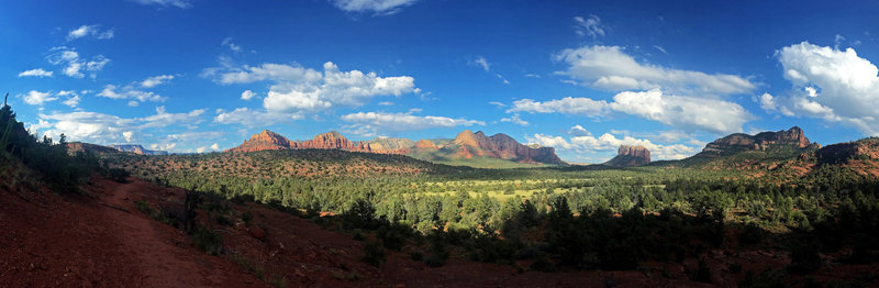 Gorgeous view of the valley.