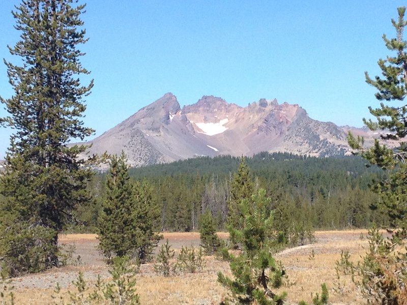 Broken Top....one of the many volcanic peaks in the area.