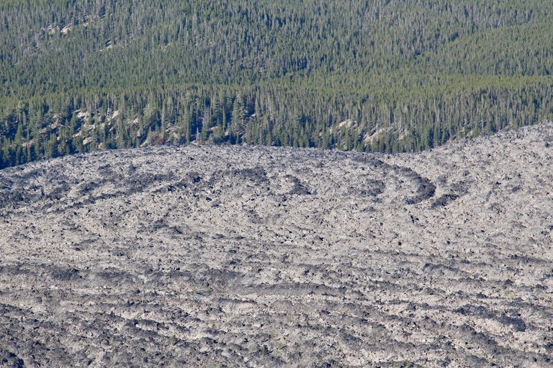 Overview of Obsidian Lava Flow