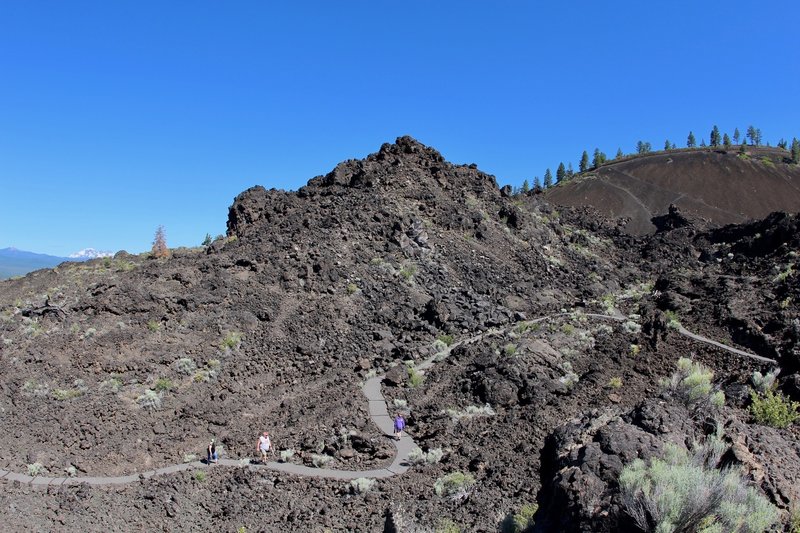 Paved interpretive path