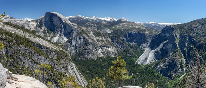 Half Dome and Glacier Point are just two of the highlights from Yosemite Point.