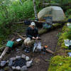 Our campsite near Deer Creek