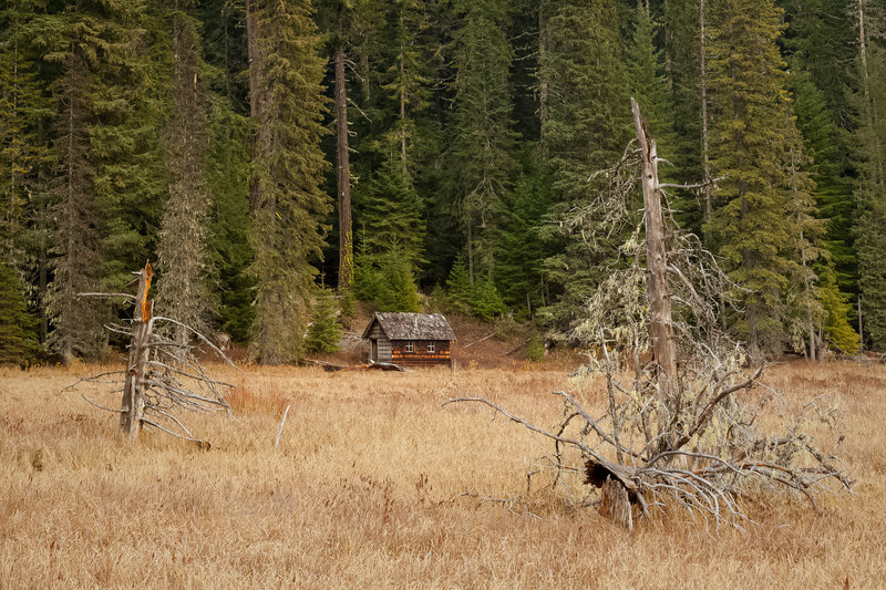 Clackamas Lake Ranger Station.