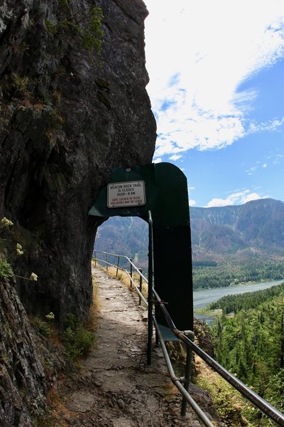 Trail is closed from Dusk to 8am