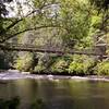 Swinging Bridge at Toccoa River, GA.