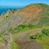 Bluff Trail to Pedro Point with San Pedro Rock below.