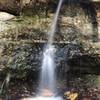 Waterfall on the trail about 50 yars from Peachtree Rock