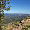 On the final ascent up Sierra Buttes, you can even see the snowy top of Mount Shasta