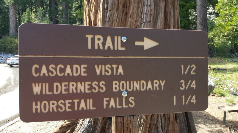 Pyramid Creek Trailhead Sign