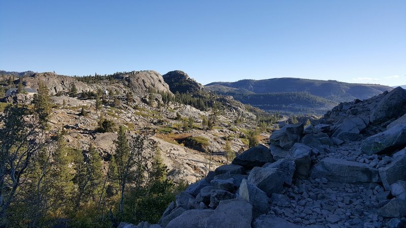 Switchbacks on the Mt Judah Loop