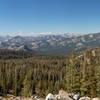 View from the Buena Vista junction across the Yosemite Wilderness