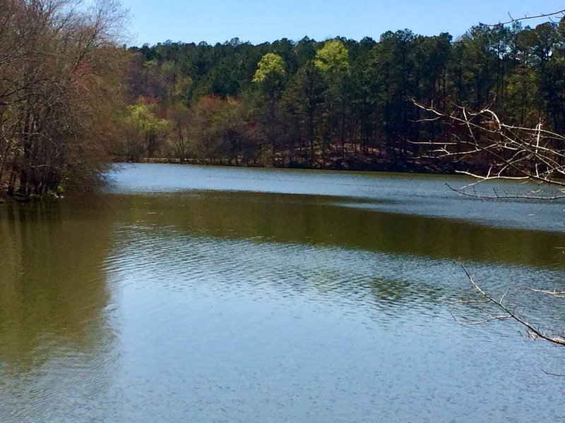 Lake that trail loops around