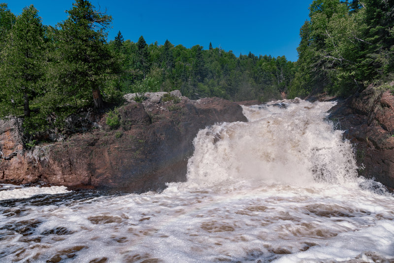 Upper Falls on the Brule River, Judge CR Magney State Park