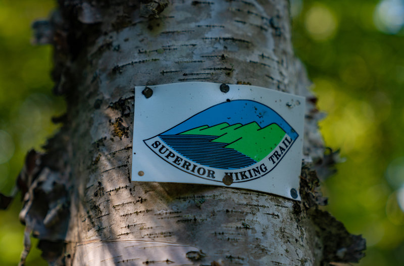 Superior Hiking Trail Signage - George Crosby State Park, Minnesota