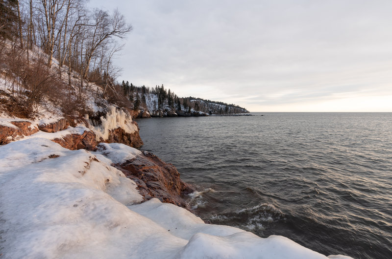 Icy Shores of Lake Superior - Tettegouche State Park, Minnesota