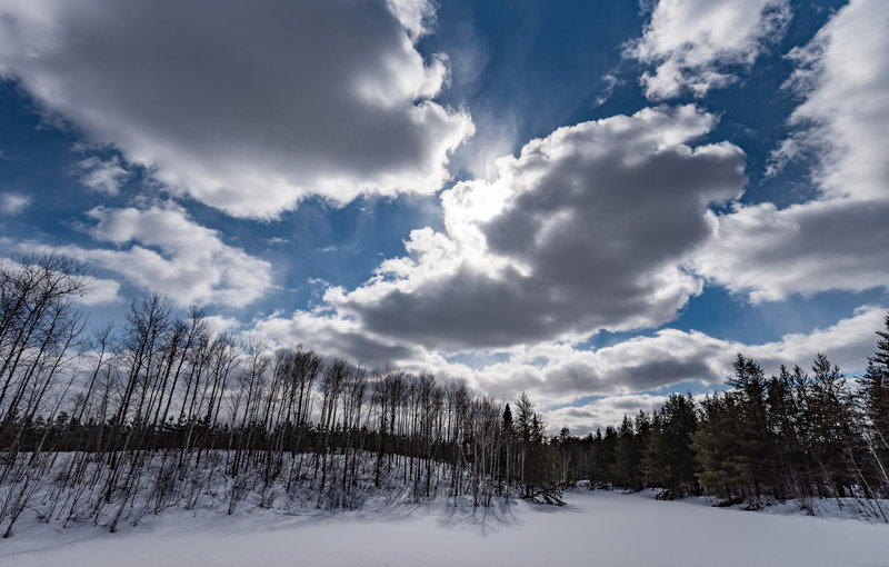 Snow-Covered Hills, Happy Wanderer, Minnesota