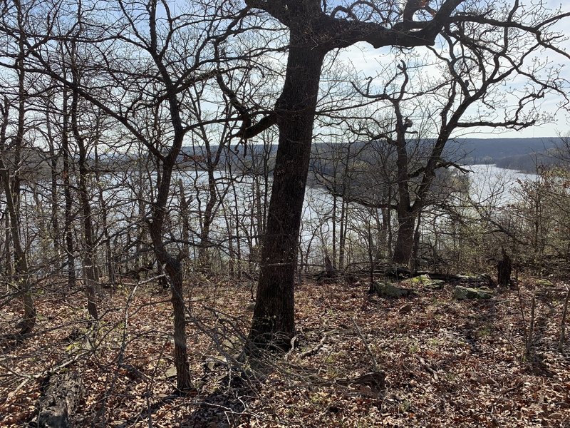 Scenic views from Bixhoma Bluff Trail