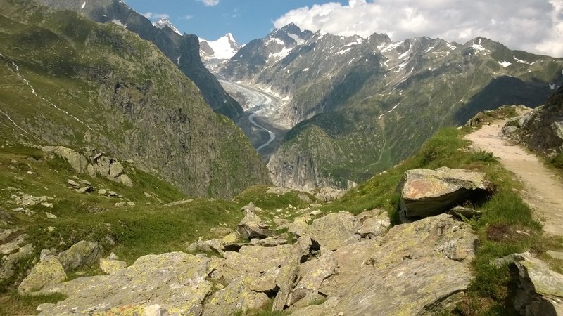 Another glacier: Fieschtal