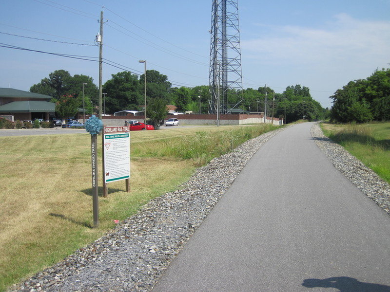 Highland Rail Trail southern trailhead