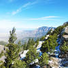 On the way to the South Sandia Peak from the South Crest