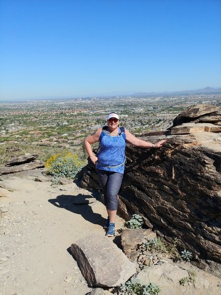 About half way up the Mormon Trail there is a favorite photo spot with excellent views of the city and across the valley! Stop for a quick break and photo ops