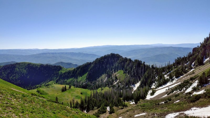 Snow near Spanish Fork Peak in June