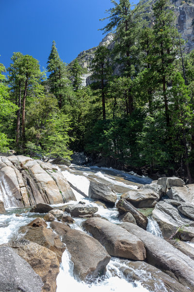 Watching the crystal clear water in South Fork Kings River can be truly mesmerizing