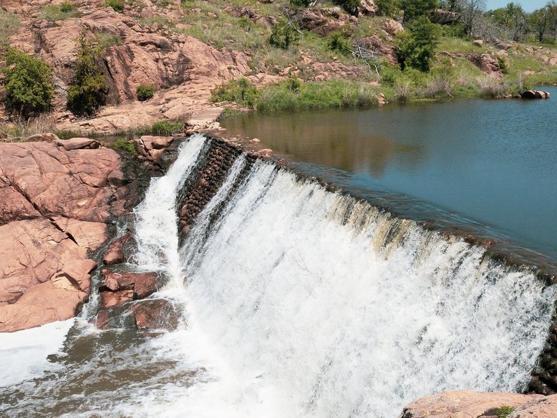 View of the dam