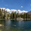 Dollar Lake from its western shore