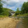 View of Route 40 bridge from base of Union Dam Trail