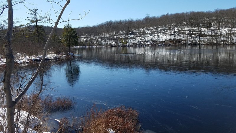 Surprise lake, beautiful in the winter