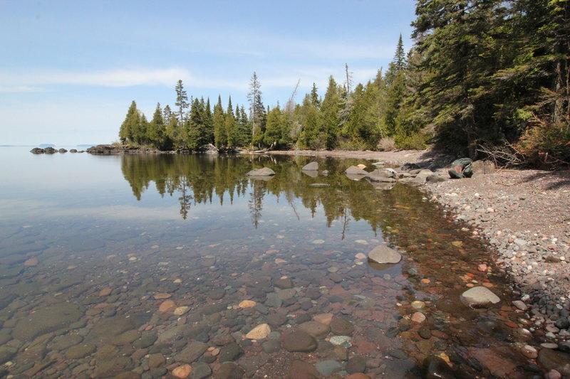 East side of Huginnin Cove