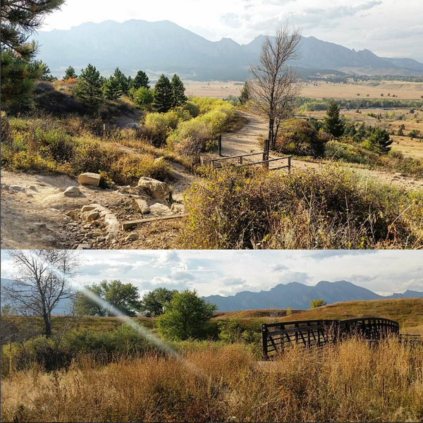 Beautiful views of the front range.