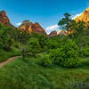 Sand Bench Trail (Mt. Zion/The Spearhead, Angels Landing in the distance)