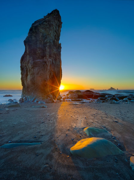 Sunset Starburst, near Hole in the Wall