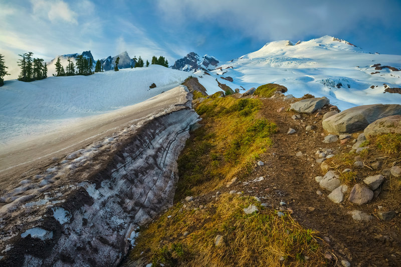 Railroad Grade, Mt. Baker and the Cabinet Peaks