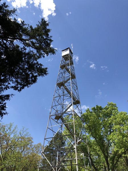 Fire tower parking lot