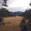 Looking south at the lake after a great descent.